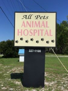 All Pets Animal Hospital sign